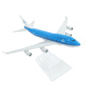 Scale 1:400 Metal Replica Aircraft KLM Royal Dutch Airlines Diecast Model 15cm World Aviation Collectible Miniature Ornament