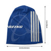 Boeing 777X Captain Stripes Skullies Beanies Caps Bonnet Winter Warm Knitted Hat Aviation Aviator Flight Pilot Beanie Hats