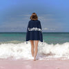 Lufthansa Bath Towel Beach Cushion Lufthansa Aviation Jet Plane Pilot Captain Stripes Airways Boeing Airbus
