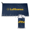 Lufthansa Bath Towel Beach Cushion Lufthansa Aviation Jet Plane Pilot Captain Stripes Airways Boeing Airbus Airplane