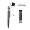 Outdoor Portable Anti-skid Glass Breaker Tactical Pen Multipurpose Aviation Aluminum Anti-skid Portable Self Defense Pen Tool