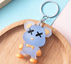 New cute yu cartoon doll aviator keychain creative color spaceman male and female couple bag pendant