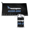 Airbus A330-200 Bath Towel Beach Cushion Aviation Pilot Airplane Plane Flying Flight Fly Avgeek Boeing