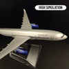 Scale 1:400 Metal Replica Aircraft 15cm Russian Aeroflot Transaero Sibera S7 Plane Model World Aviation Collectible Miniature
