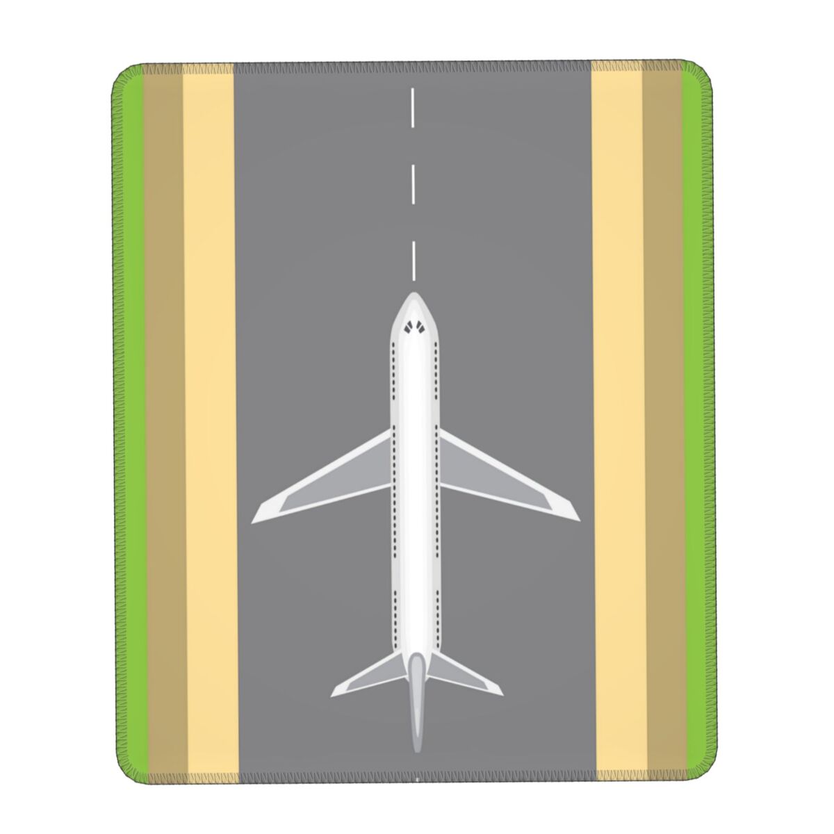 Aviation Airplane Aircraft Runway Computer Mouse Pad Square Mousepad Anti-Slip Rubber Pilot Aviator Desk Mat Pads for Gaming