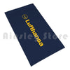 Lufthansa Bath Towel Beach Cushion Lufthansa Aviation Jet Plane Pilot Captain Stripes Airways Boeing Airbus Airplane