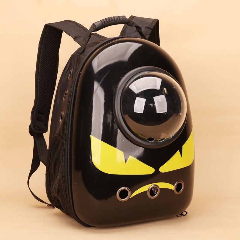 Outdoor portable pet bag breathable pet travel backpack transparent aviation case dog bag space cat bag