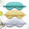 Double-sided Imitation Silk Eye Mask Bag Elastic Aviation Flight Daily Sleep Eye Protection and Blackout Eye Mask