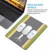Aviation Airplane Aircraft Runway Computer Mouse Pad Square Mousepad Anti-Slip Rubber Pilot Aviator Desk Mat Pads for Gaming