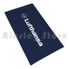 Lufthansa Bath Towel Beach Cushion Lufthansa Aviation Jet Plane Pilot Captain Stripes Airways Boeing Airbus