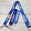 MiFaViPa 3 PCS Blue A320 Neo Lanyards Keychain Fashion Trinket Flight Crew Aviation Aircraft Gift Key Chain AIRBUS Sleutelhanger