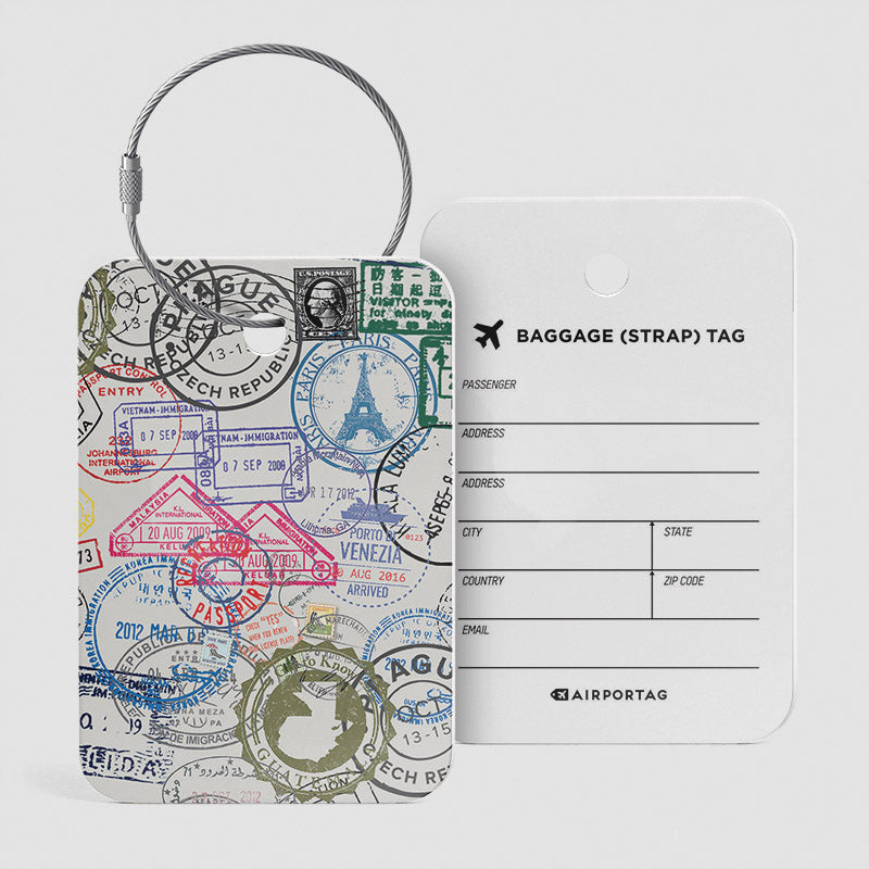 Stamps - Luggage Tag