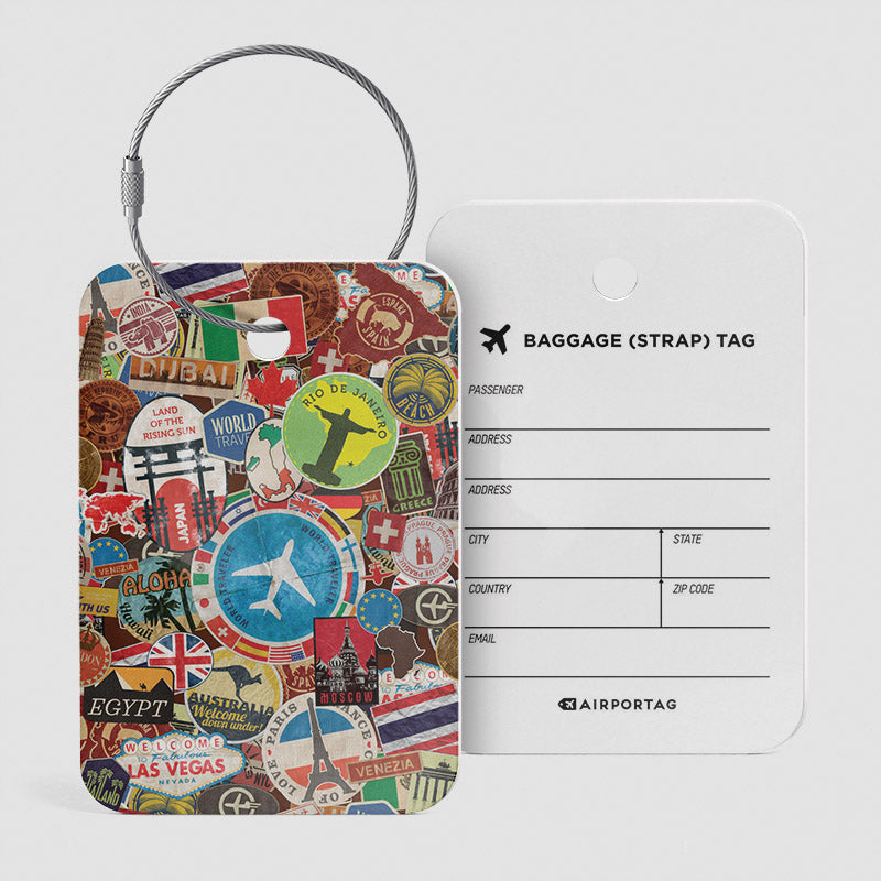 Travel Stickers - Luggage Tag