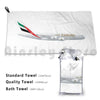 Emirates Airbus A380 Airplane Model Custom Towel Bath Towel Emirates Airbus A380 Dubai Aviation Airplane