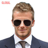 Aviation Metail Frame Quality Oversized Spring Leg Alloy Men Sunglasses Polarized Brand Design Pilot Male Sun Glasses Driving
