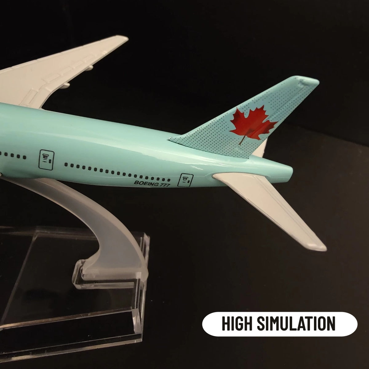 Scale 1:400 Metal Aircraft Replica Air Canada Boeing Model Diecast Aviation Collectible Plane Miniature Souvenir Ornament