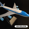Scale 1:400 Metal Airplane Replica 15cm American President B747 Aircraft Boeing Model Aviation Collectible Diecast Miniature