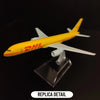 Scale 1:400 Metal Aircraft Replica 15cm DHL Cargo Boeing 757 Model Aviation Collectible Diecast Miniature Ornament Souvenir Toys