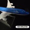 Scale 1:400 Metal Replica Aircraft KLM Royal Dutch Airlines Diecast Model 15cm World Aviation Collectible Miniature Ornament