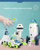 New Puzzle Acousto Optic Space Toys Space Model Shuttle Space Station Rocket Aviation Series Toy For Boys