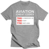 Mens Clothing Men Tshirt Aviation Cheat Codes - Funny Tshirt For Pilots - Men'S T-Shirt Women T-Shirt Tees Top 0542E