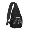 Phonetic Alphabet Pilot Airplane Aviation Sling Chest Crossbody Bag Men Aviator Air Fighter Shoulder Backpack for Camping Biking