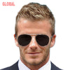 Aviation Metail Frame Quality Oversized Spring Leg Alloy Men Sunglasses Polarized Brand Design Pilot Male Sun Glasses Driving