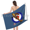 Raf & Motif-Tiger Moth Vh-Dha 20181021 Bath Towel Beach Cushion Airplane Aviation Airplane Fly Flying Flight