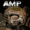 AMP HeadSet Tactical Headphone Head & Helmet-Mounted Pickup Noise Reduction Military Aviation Communication Headphone