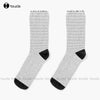 Bee Movie Script On A Paragraph Design According To All Known Laws Of Aviation Socks Halloween Socks Men Street Skateboard Socks