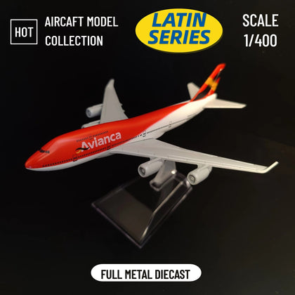 Scale 1:400 Metal Replica Airplane 15cm Columbia Avianca GOL LAN Latin Airlines Boeing Aircraft Diecast Model Aviation Miniature