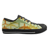 Seamless Colourful Airplanes Designed Canvas Shoes (Men)