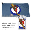 Raf & Motif-Tiger Moth Vh-Dha 20181021 Bath Towel Beach Cushion Airplane Aviation Airplane Fly Flying Flight