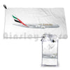 Emirates Airbus A380 Airplane Model Custom Towel Bath Towel Emirates Airbus A380 Dubai Aviation Airplane