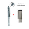 Outdoor Portable Anti-skid Glass Breaker Tactical Pen Multipurpose Aviation Aluminum Anti-skid Portable Self Defense Pen Tool
