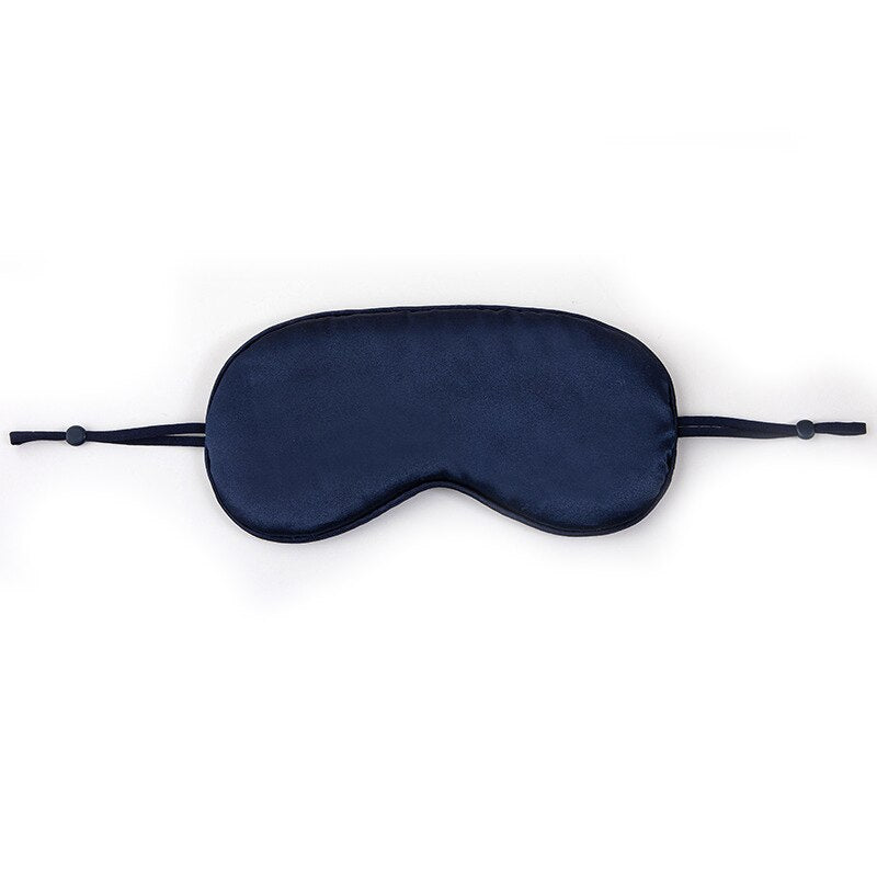 Silk Eye Shading Sleep Mask Ear Hanging Adjustable Comfort Aviation Travel Sleeping Mask Soft Eyeshade Men and Women Eye Cover