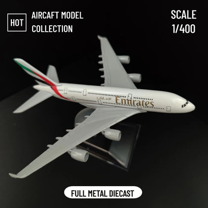 Scale 1:400 Metal Aircraft Replica 15cm Emirates Airlines Airplane Diecast Model Plane Aviation Collectible Miniature Gift Toy