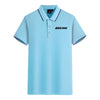 Boeing & Text Designed Stylish Polo T-Shirts