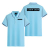 Cabin Crew Text Designed Stylish Polo T-Shirts (Double-Side)