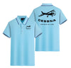 Cessna Aeroclub Designed Stylish Polo T-Shirts (Double-Side)