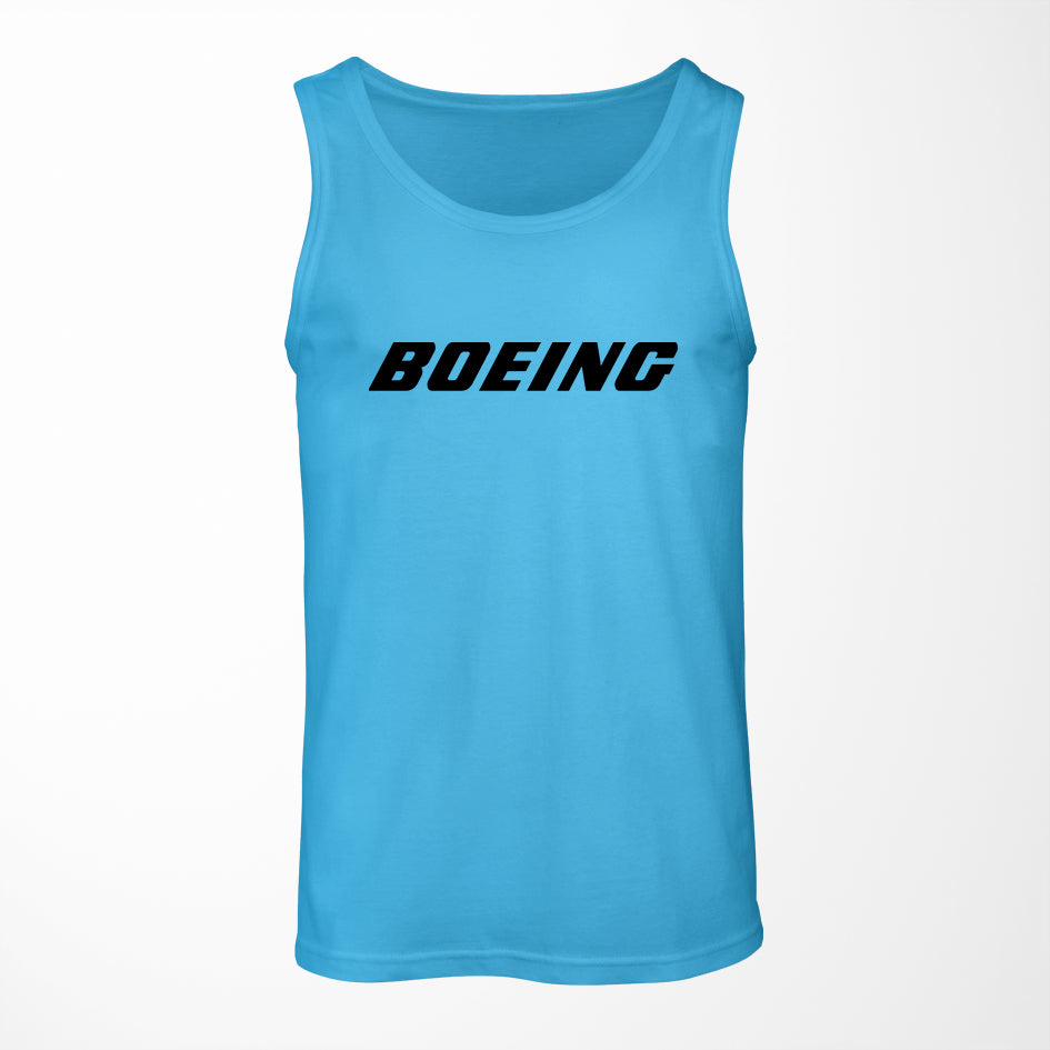 Boeing & Text Designed Tank Tops