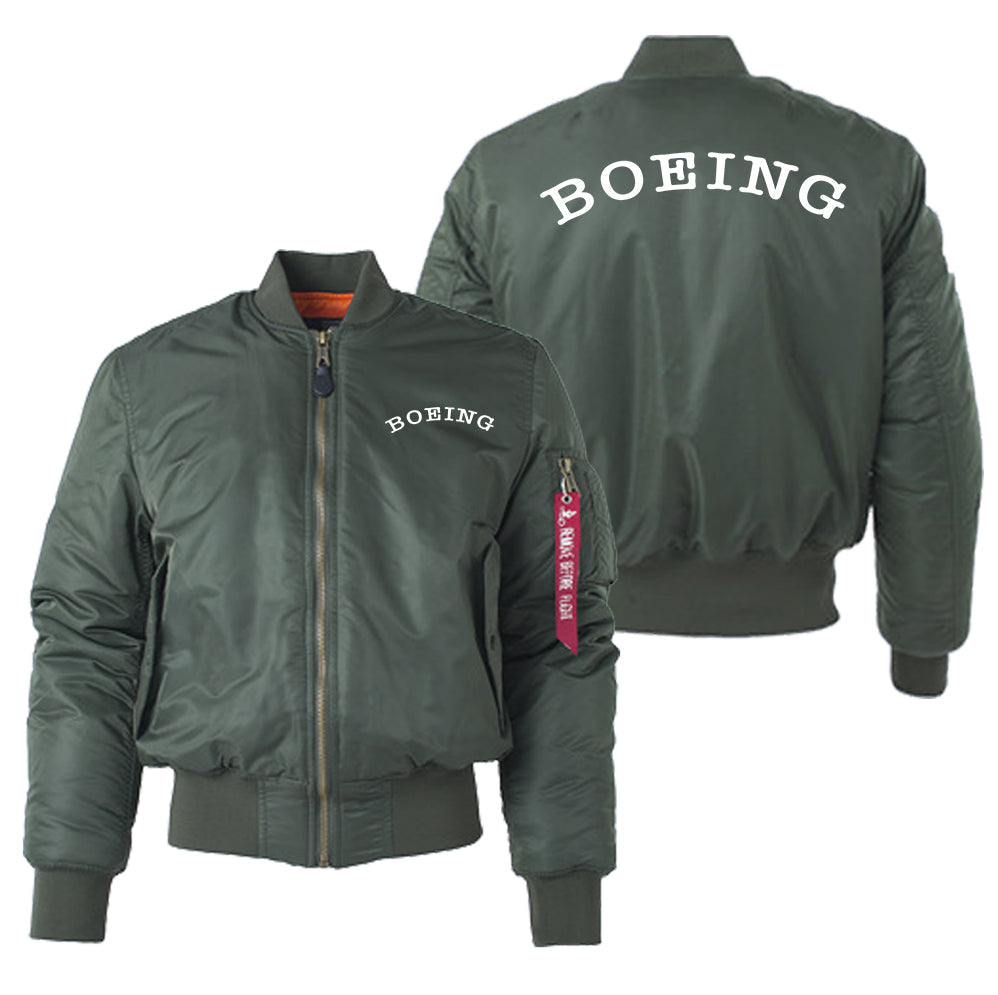 Special BOEING Text Designed "Women" Bomber Jackets
