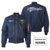 Special Cessna Text Designed "Women" Bomber Jackets