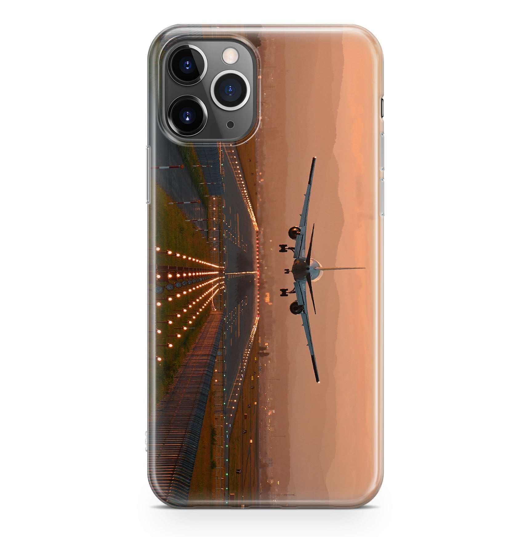 Super Cool Landing During Sunset Designed iPhone Cases
