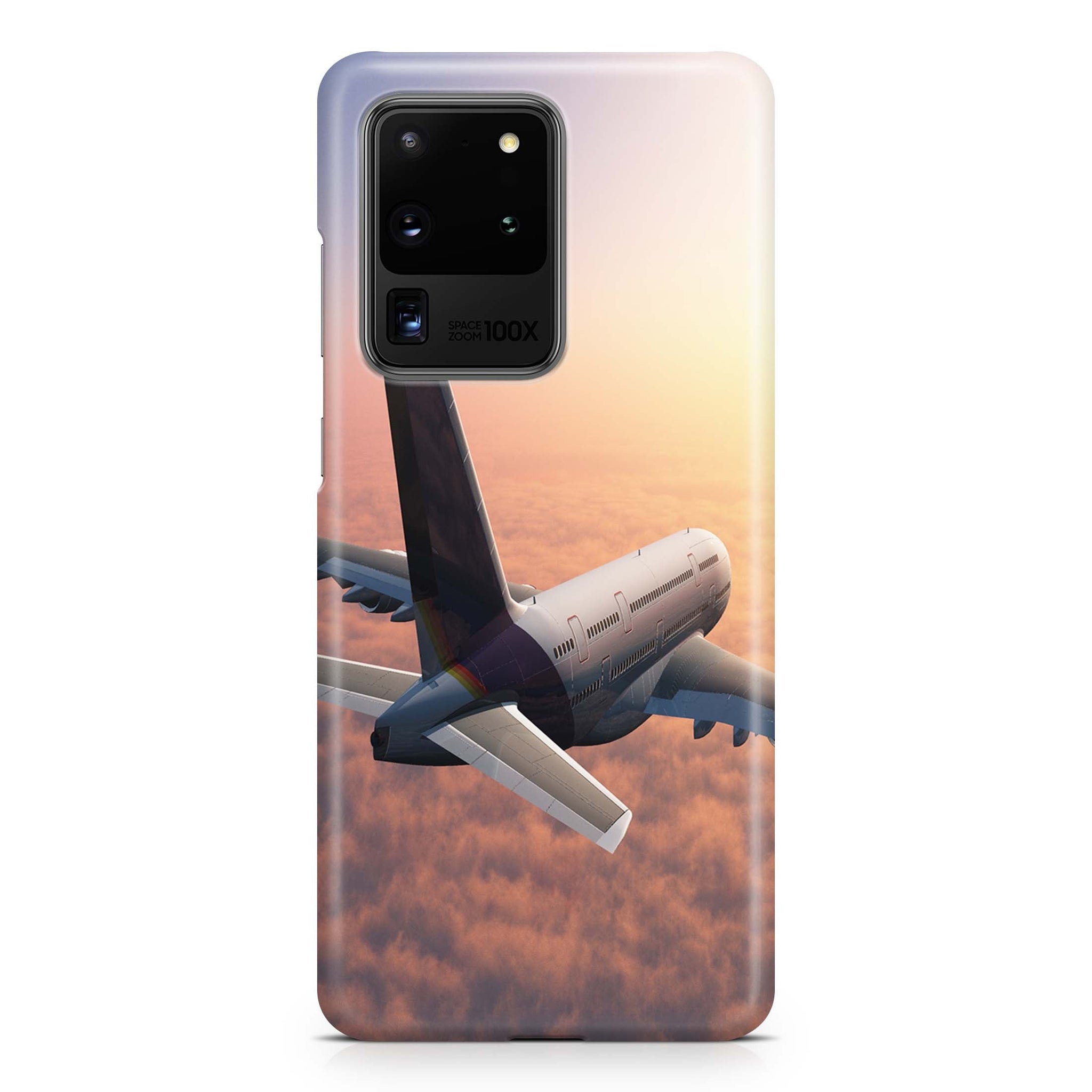 Super Cruising Airbus A380 over Clouds Samsung S & Note Cases