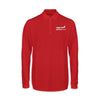 The Airbus A220 Designed Long Sleeve Polo T-Shirts