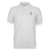 Airplane Shape Aviation Alphabet Designed "WOMEN" Polo T-Shirts