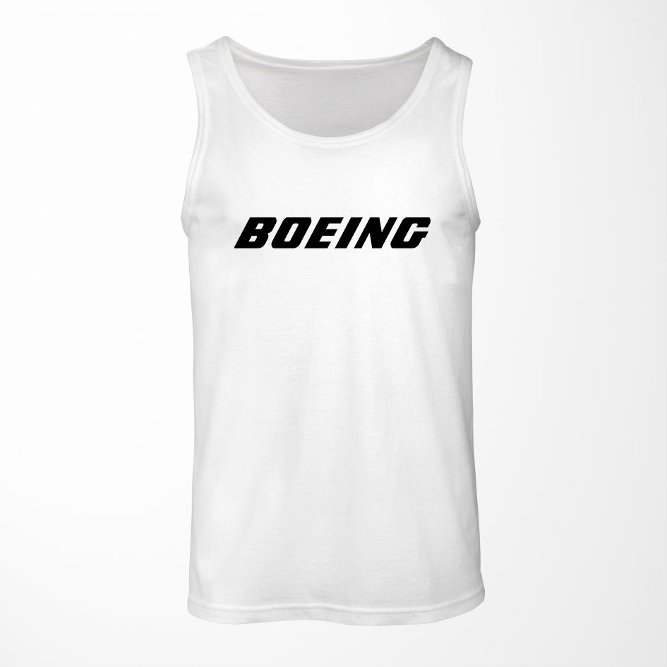 Boeing & Text Designed Tank Tops