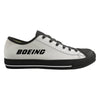 Boeing & Text Designed Canvas Shoes (Men)