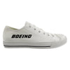 Boeing & Text Designed Canvas Shoes (Men)